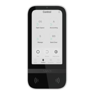 Ajax Ajax KeyPad TouchScreen. Teclado Táctil con Lector Inalámbrico. Color Blanco