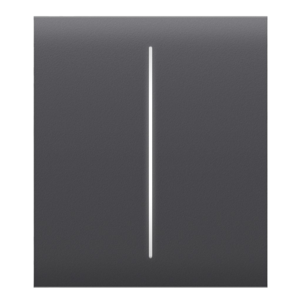 Ajax Ajax LightSwitch CenterButton 2-gang. Plusador Central Doble. Color Grafito