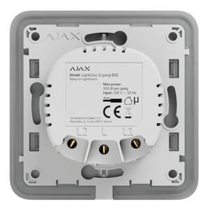 Ajax Ajax LightSwitch LightCore 2-gang. Interruptor Doble