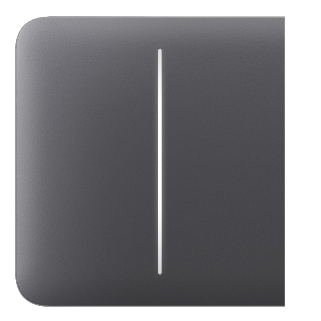 Ajax Ajax LightSwitch SideButton 2-gang. Pulsador Lateral Doble. Color Grafito