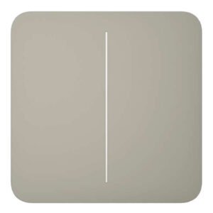 Ajax Ajax LightSwitch SoloButton 2-gang. Pulsador Doble. Color Oliva