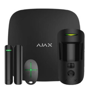 Ajax Ajax StarterKit Cam Plus Negro. Hub 2 Plus + MotionCam + DoorProtect + SpaceControl