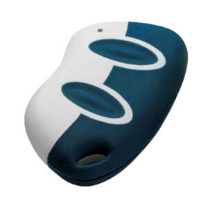 CDVI Mando Transmisor "Mini" RF 433MHz de 2 canales - Azul