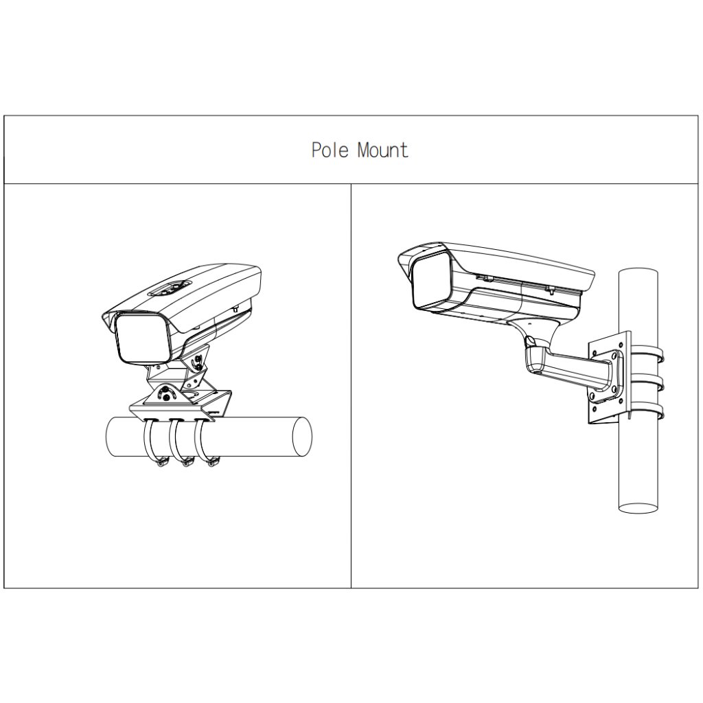 Adaptador a poste para PFBxx-SG PFAxx-SG color gris - Imagen 3
