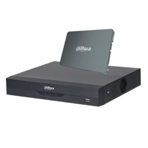 Dahua DVR 5EN1 H265 4ch 4K@6ips +4IP 8MP 1HDMI 1HDD AI con SSD-V800S1TB