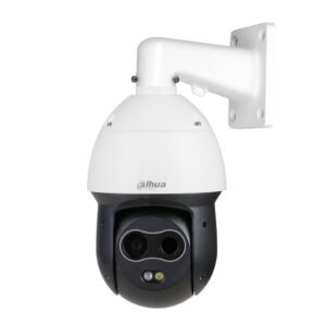 Dahua Domo PTZ Híbrido IP Térmico AI 256*192 3.5mm + 2M 4mm IP66 12V PoE+ AUDIO E/S