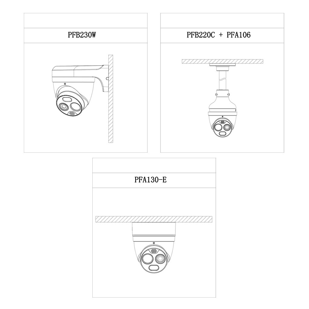 Domo Térmico IP DUAL 256*192 7mm + 4M 8mm IP67 12V PoE - Imagen 5