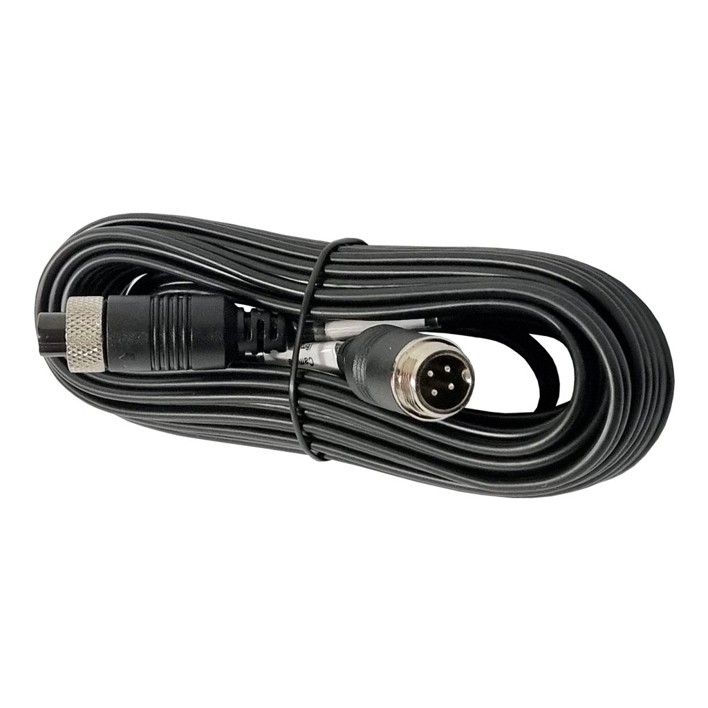 Extension de cable de red con conectores M12 macho-hembra para grabador embarcado 12m - Imagen 2