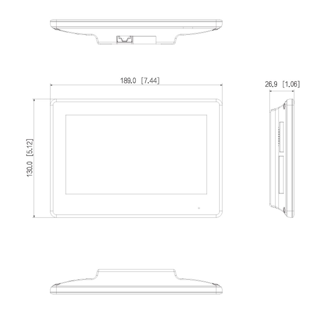Kit Videoportero 2-hilos IP exterior para Superfície + monitor interior - Imagen 3