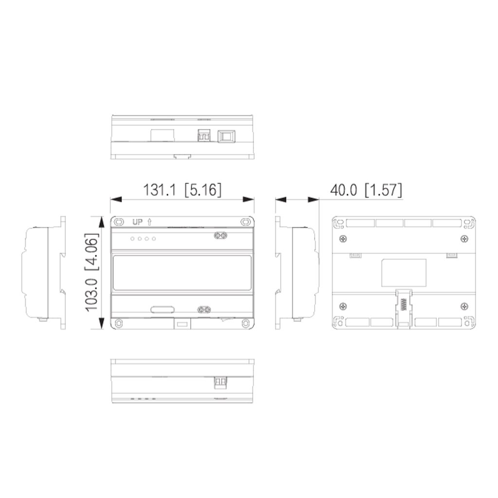 Kit Videoportero 2-hilos IP exterior para Superfície + monitor interior - Imagen 4