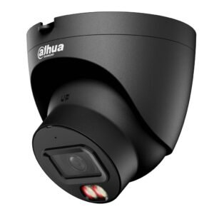 Dahua MiniDomo IP 12M H265 WDR Iluminación Dual LED30m/IR30m 2.8mm IP67 PoE MIC AI Color negro