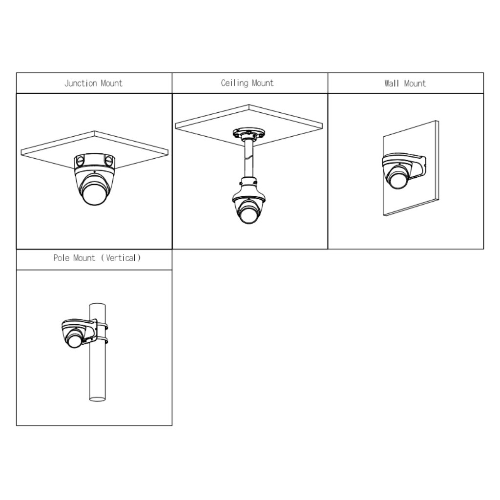 MiniDomo IP 4M H265 FULL COLOR WDR Iluminación Dual LED40m/IR40m 2.7-13.5mm IP67 PoE MIC AI - Imagen 3