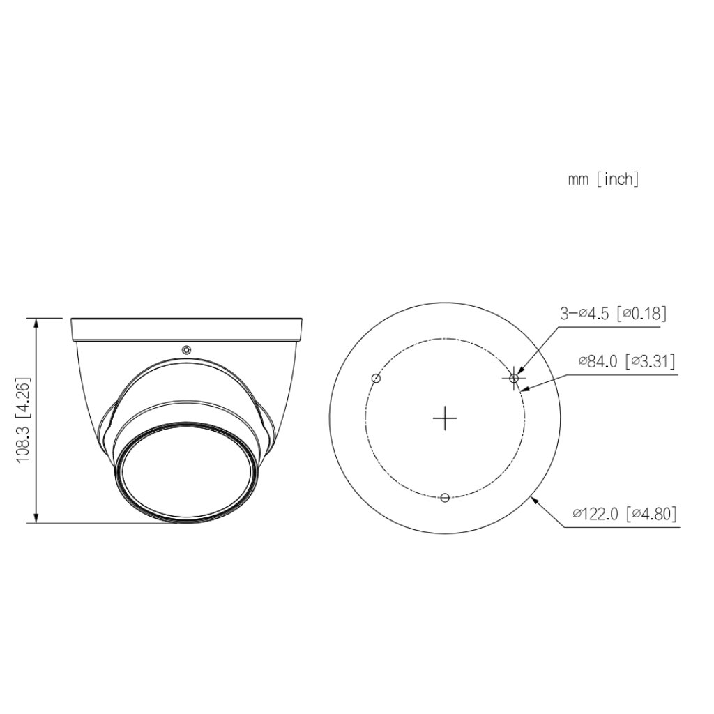 MiniDomo IP H265 2M DN WDR 3DNR Starlight IR40m 2.7-13.5VFM IP67 PoE SD MIC AI - Imagen 2