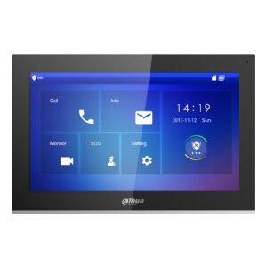 Dahua Monitor Interior 10" de Superficie para Videoportero IP PoE SD 6E 1S Alarma