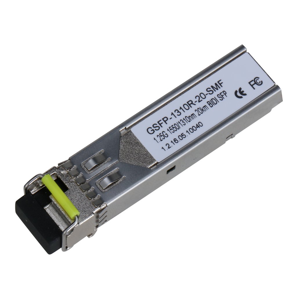 Dahua SFP Monomodo SM LC 1Gbps 20km envío 1550nm / recepción 1310nm. Receptor