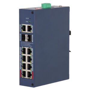 Dahua Switch Hardened PoE 8 puertos Gigabit + 2RJ45 Uplink Gigabit + 2SFP Gigabit 110W Gestionable en Cloud Layer2