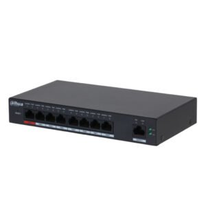 Dahua Switch PoE 2.0 8 puertos Gigabit + 1RJ45 Uplink Gigabit 96W Gestionable en Cloud Layer2