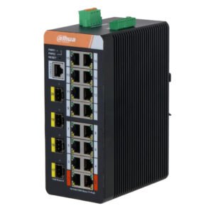 Dahua Switch PoE 2.0 Industrial 16 puertos Gigabit + 4SFP Uplink Gigabit 240W Gestionable Layer2