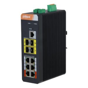 Dahua Switch PoE 2.0 Industrial 6 puertos Gigabit +4SFP Uplink Gigabit 120W Gestionable Layer2