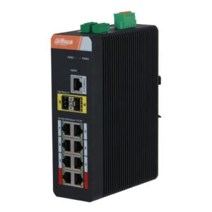 Dahua Switch PoE 2.0 Industrial 8 puertos Gigabit + 2SFP Uplink Gigabit 120W Gestionable Layer2