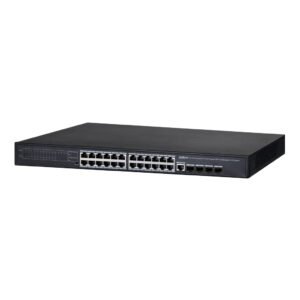 Dahua Switch PoE 24 puertos Gigabit + 4 Uplink Gigabit 370W 802.3at Gestionable Layer2