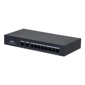 Dahua Switch PoE 8 puertos Gigabit + 2RJ45 Uplink Gigabit 65W No_Gestionable Layer2