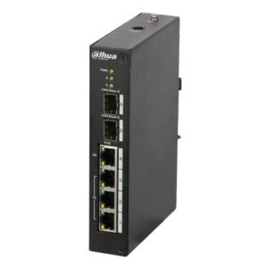 Dahua Switch Rango Temp Extendida PoE 3 puertos 10/100 + 1 puerto Gigabit + 2SFP 120W No_Gestionable Layer2