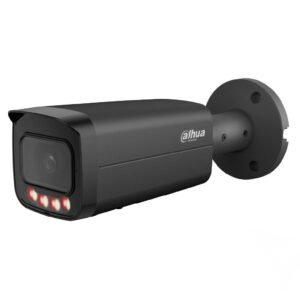 Dahua Tubular IP 12M H265 WDR Iluminación Dual LED30m/IR30m 2.8mm IP67 PoE MIC AI Color negro
