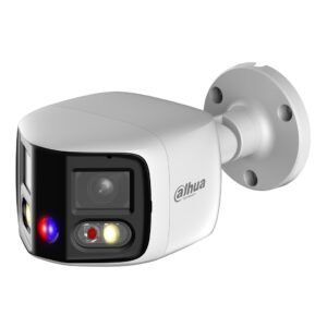 Dahua Tubular IP H265 2x4M TiOC 2.0 DUAL-LENS SPLICING WDR140dB LED20m/IR25m 2.8mm IP67 PoE SD AUDIO MIC E/S AI