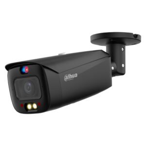 Dahua Tubular IP TiOC 3.0 H265 4M WDR Iluminación Dual LED40m/IR50m 2.7-13.5VFM IP67 PoE MIC AUDIO E/S AI. Color negro