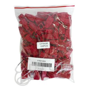 DrUTP Capuchon Color Rojo para Conector RJ45 en Bolsa 100 unidades