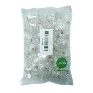 DrUTP Conector RJ45 CAT.6 Transparente en Bolsa 100 unidades