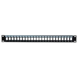 DrUTP Patch Panel Rack 19" 1U 24 Puertos para Keystone