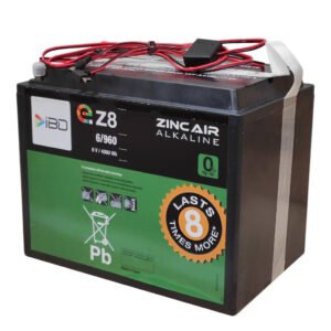 Global Batería de Zinc-Aire 6V-960 (6V/4890Wh) eZ8. Triple conector DC