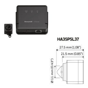 HONEYWELL Minicamara IP serie 35 Pinhole 5MP 3.7mm H265 WDR PoE 12Vdc Audio E/S