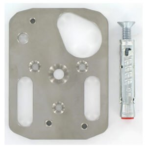 HONEYWELL Placa de montaje para detectores sísmicos SC100 Y SC105. Incluye taco metálico de fijación