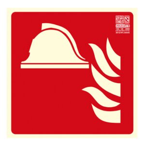 IMPLASER Señal material para equipos de emergencia 21x21cm