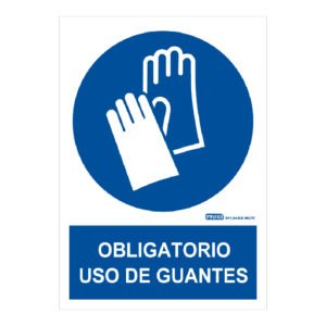 IMPLASER Señal obligatorio uso de guantes 29