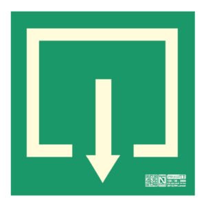 IMPLASER Señal pictograma de salida habitual 44