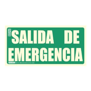 IMPLASER Señal salida de emergencia 29
