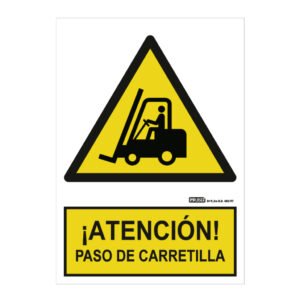 IMPLASER Señal ¡ATENCIÓN! paso de carretilla 29