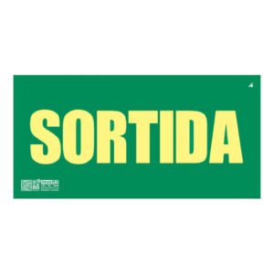 IMPLASER Senyal sortida en català Clase A 32x16cm