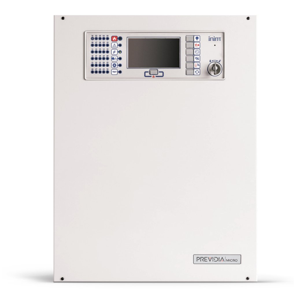INIM Central Convencional Previdia Micro. Caja Grande. Color Gris