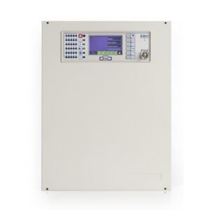 INIM Central analógica de 2 lazos no ampliable de 240 puntos. Caja Grande con alimentador de 4A y baterías de 17Ah. Color gris