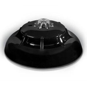 INIM Detector térmico-termovelocimétrico analógico con aislador. Base no incluida. Color Negro