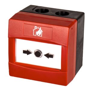 INIM Pulsador exterior analógico rearmable estanco con aislador IP67