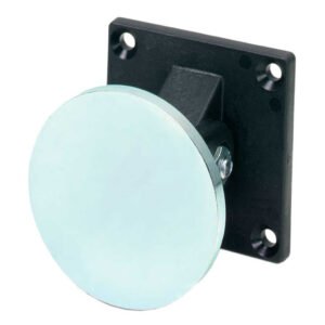 KIDDE COMMERCIAL Base cuadrada de acero con eslabón giratorio. 120º 55x50mm