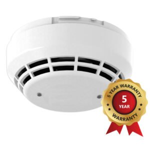 KIDDE COMMERCIAL Detector de humo óptico dual con sirena analogico inteligente serie Excellence con aislador.