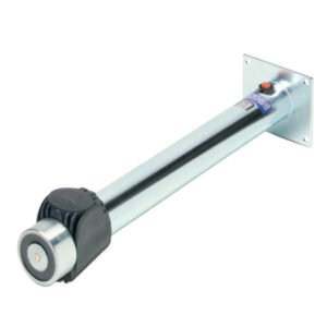 KIDDE COMMERCIAL Retenedor electromagnético de 490N con tubo regulable y pulsador de desbloqueo. No incluye base estandar de acero (FE527 o FE529)