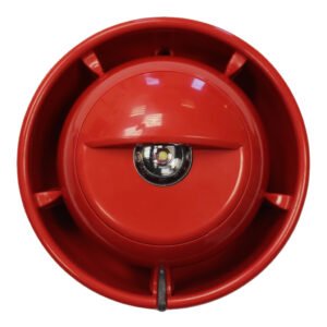 KIDDE COMMERCIAL Sirena SmartCell Roja y Flash de Pared (VAD Blanco)